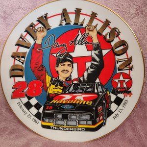 Davey Allison Nascar Collectors Plate